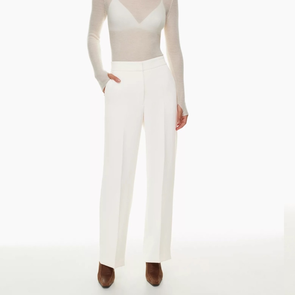 Aritiza Wilfred Alanya Pant in Light Birch (White)